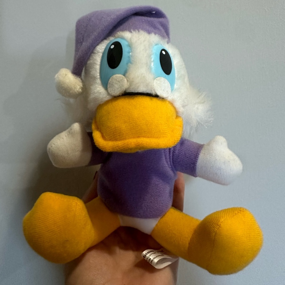 vintage Mickey's Christmas Carol duck plush collectors item